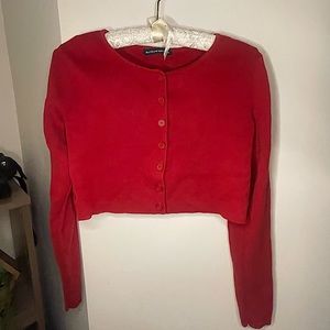 Brandy Melville Red Cardigan